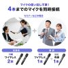 MM-SPAMP16 ワイヤレスマイク付き拡声器スピーカー(バッテリー内蔵・ワイヤレスマイク3本対応) MM-SPAMP16 / ワイヤレスマイク付き拡声器スピーカー(バッテリー内蔵・ワイヤレスマイク3本対応)