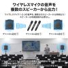 MM-SPAMP16 / ワイヤレスマイク付き拡声器スピーカー（バッテリー内蔵・ワイヤレスマイク3本対応）