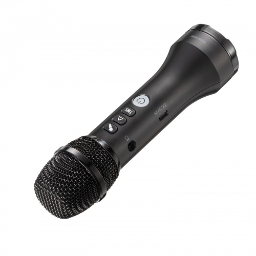 MM-SPAMP20 / ハンドマイク型ポータブル拡声器スピーカー(Bluetooth対応・出力15W)