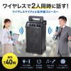 MM-SPAMP21 / ワイヤレスマイク付き拡声器スピーカー（最大40W）