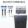MM-SPAMP21 / ワイヤレスマイク付き拡声器スピーカー（最大40W）
