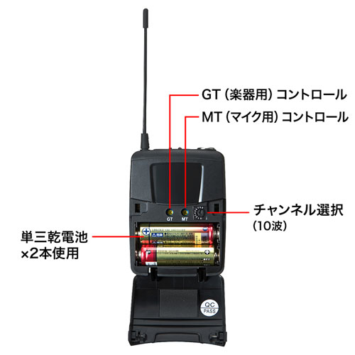 MM-SPAMP4WHS / ワイヤレスヘッドマイク（MM-SPAMP4/7用）