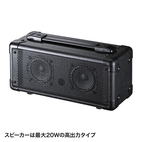 MM-SPAMP4 / ワイヤレスマイク付き拡声器スピーカー