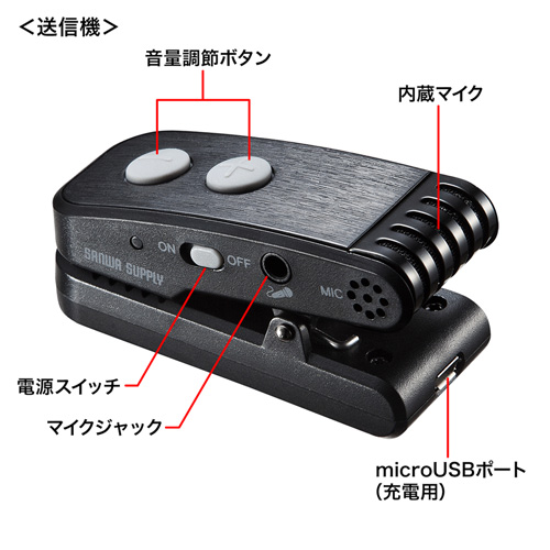 MM-SPAMP5 / ワイヤレスポータブル拡声器