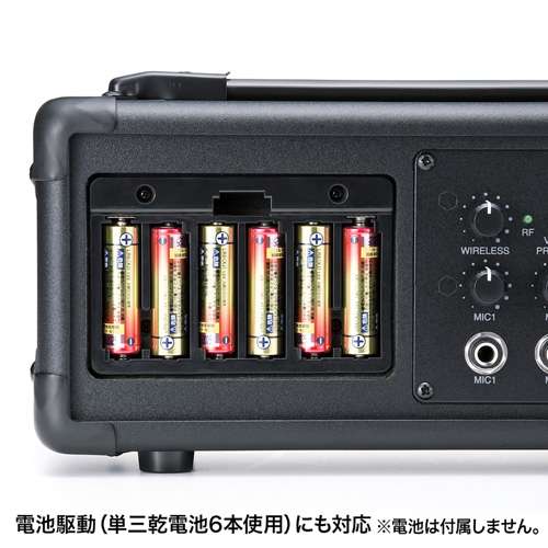 MM-SPAMP7 / ワイヤレスマイク付き拡声器スピーカー