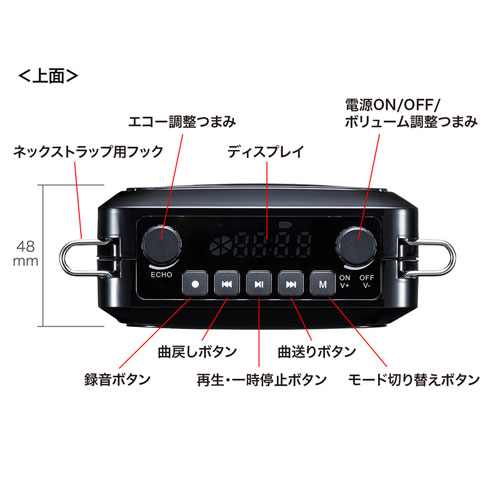 MM-SPAMP9 / ハンズフリー拡声器スピーカー