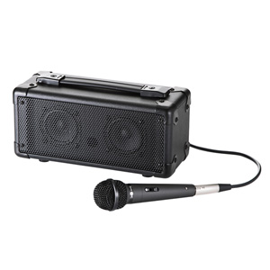 MM-SPAMPBT / マイク付き拡声器スピーカー(Bluetooth対応)