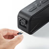 MM-SPBT3BKN 防水・防塵対応Bluetoothワイヤレススピーカー MM-SPBT3BKN / 防水・防塵対応Bluetoothワイヤレススピーカー