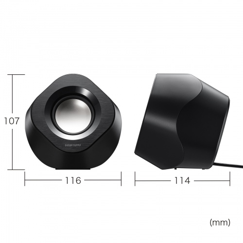 MM-SPBT6BK / 3WAY PCスピーカー（Bluetooth/USB/3.5mm接続対応）