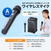 MM-SPHMW7A / ワイヤレスマイク（MM-SPAMP21用・Aタイプ）