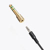 MM-SPKB2 3.5mmステレオミニプラグ-6.3mmステレオ標準プラグ変換アダプタ MM-SPKB2 / 3.5mmステレオミニプラグ-6.3mmステレオ標準プラグ変換アダプタ