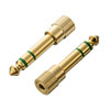 MM-SPKB2 3.5mmステレオミニプラグ-6.3mmステレオ標準プラグ変換アダプタ MM-SPKB2 / 3.5mmステレオミニプラグ-6.3mmステレオ標準プラグ変換アダプタ