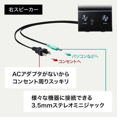 MM-SPL14BKN / マルチメディアスピーカー