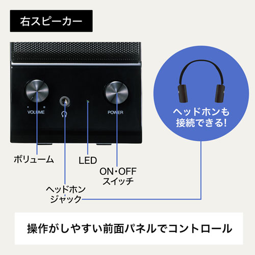 MM-SPL14BK / マルチメディアスピーカー