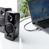 MM-SPL19UBK ハイパワーUSB電源スピーカー MM-SPL19UBK / ハイパワーUSB電源スピーカー