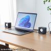MM-SPL23UBK / コンパクトPCスピーカー（USB電源）