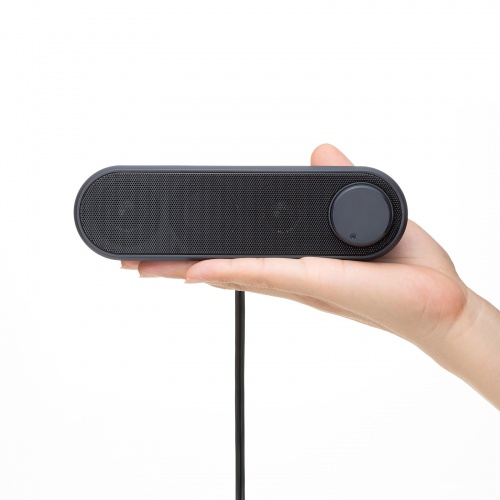 MM-SPL24UBK / スリムUSB電源スピーカー(横置きタイプ)