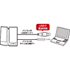 MM-SPL2UWH / USB電源マルチメディアスピーカー（ホワイト）