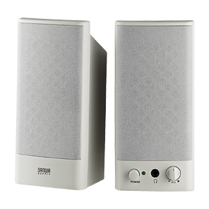 MM-SPL2WH / マルチメディアスピーカー（ホワイト）