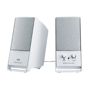 MM-SPL3W / マルチメディアスピーカー(ホワイト)