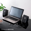MM-SPL7UBK USB電源マルチメディアスピーカー(ブラック) MM-SPL7UBK / USB電源マルチメディアスピーカー(ブラック)