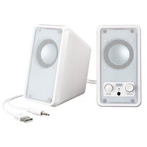 MM-SPL7UW / USB電源マルチメディアスピーカー(ホワイト)