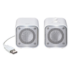 MM-SPS2UWH / USBスピーカー(ホワイト)