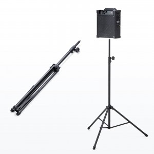 イベント設営をスムーズに。コンパクトに折りたためるサンワサプライ製拡声器スピーカー用スタンド2種を発売