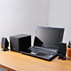 MM-SPSW8BK 2.1chマルチメディアスピーカー(ブラック) MM-SPSW8BK / 2.1chマルチメディアスピーカー(ブラック)