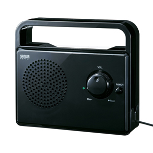 MM-SPTVBK / TV用手元延長スピーカー(ケーブル長5m・ブラック)