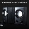 MM-SPU7BK / USBスピーカー（ブラック）