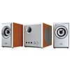 MM-SPWD3SV 木製2.1chマルチメディアスピーカー(シルバー) MM-SPWD3SV / 木製2.1chマルチメディアスピーカー(シルバー)