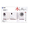 MM-SPWD3WH 木製2.1chマルチメディアスピーカー(ホワイト) MM-SPWD3WH / 木製2.1chマルチメディアスピーカー(ホワイト)