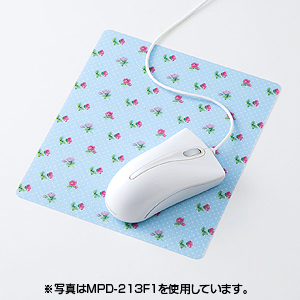 MPD-213F2 / ファブリックマウスパッド（小花）
