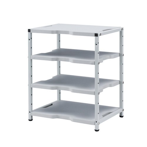 MR-66GY / 小型機器収納マルチ机上ラック