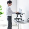 MR-ERGST7BK エルゴノミクスリフトアップデスク(W680×D450) MR-ERGST7BK / エルゴノミクスリフトアップデスク(W680×D450)