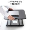 MR-ERGST7BK エルゴノミクスリフトアップデスク(W680×D450) MR-ERGST7BK / エルゴノミクスリフトアップデスク(W680×D450)