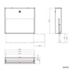 MR-FA65KBN キーボード収納台(W650×D550mm) MR-FA65KBN / キーボード収納台(W650×D550mm)