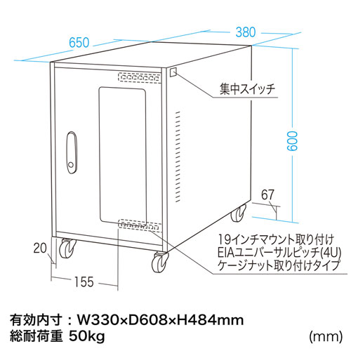 MR-FACP1N / CPU用簡易防塵ボックス（W380×D650mm）