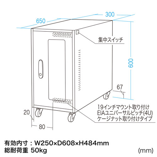 MR-FACP2N / CPU用簡易防塵ボックス（W300×D650mm）