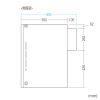 MR-FAP65H クーラー付き防塵ラック(W650×D655) MR-FAP65H / クーラー付き防塵ラック(W650×D655)