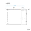 MR-FAP70 クーラー付き防塵ラック(W700×D655) MR-FAP70 / クーラー付き防塵ラック(W700×D655)