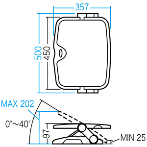 MR-FR1 エルゴノミクスフットレスト MR-FR1 / エルゴノミクスフットレスト