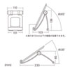 MR-IPADST9N / タブレット用スタンド
