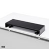 MR-LC202BKN 電源タップ+USBポート付き机上ラック(W600×D200 ブラック) MR-LC202BKN / 電源タップ+USBポート付き机上ラック(W600×D200 ブラック)