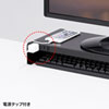 MR-LC202BKN 電源タップ+USBポート付き机上ラック(W600×D200 ブラック) MR-LC202BKN / 電源タップ+USBポート付き机上ラック(W600×D200 ブラック)