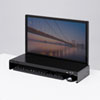 MR-LC202BKN 電源タップ+USBポート付き机上ラック(W600×D200 ブラック) MR-LC202BKN / 電源タップ+USBポート付き机上ラック(W600×D200 ブラック)