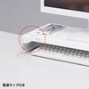 MR-LC202WN 電源タップ+USBポート付き机上ラック(W600×D200 ホワイト) MR-LC202WN / 電源タップ+USBポート付き机上ラック(W600×D200 ホワイト)