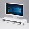 MR-LC202W 電源タップ+USBポート付き机上ラック(W600×D200mm・ホワイト) MR-LC202W / 電源タップ+USBポート付き机上ラック(W600×D200mm・ホワイト)