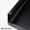 MR-LC203BK 電源タップ+USBポート付き机上ラック(W600×D300mm・ブラック) MR-LC203BK / 電源タップ+USBポート付き机上ラック(W600×D300mm・ブラック)